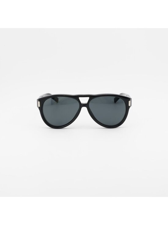 Saint Laurent SL705 001 Sunglasses Black Square Frame, Black Lenses main image 6